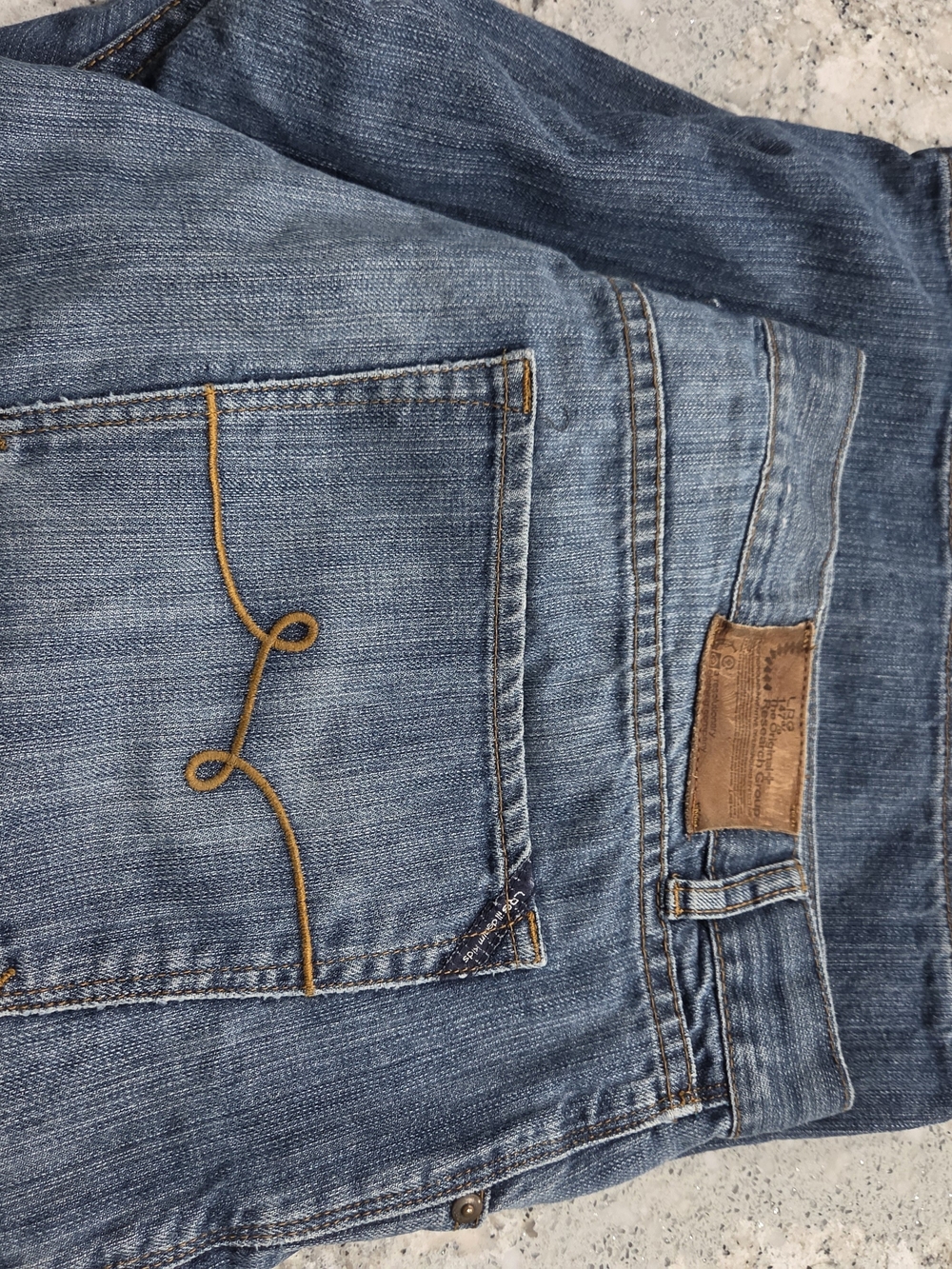 LRG Grassroots Men's Light Blue Denim Shorts with Contrast Stitch